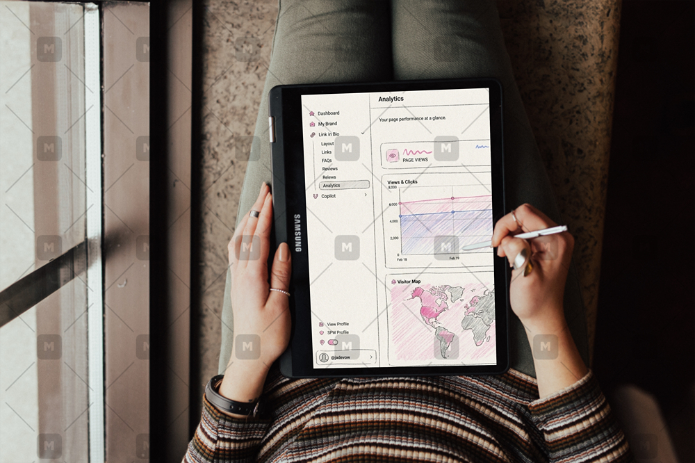 swer dashboard on laptop