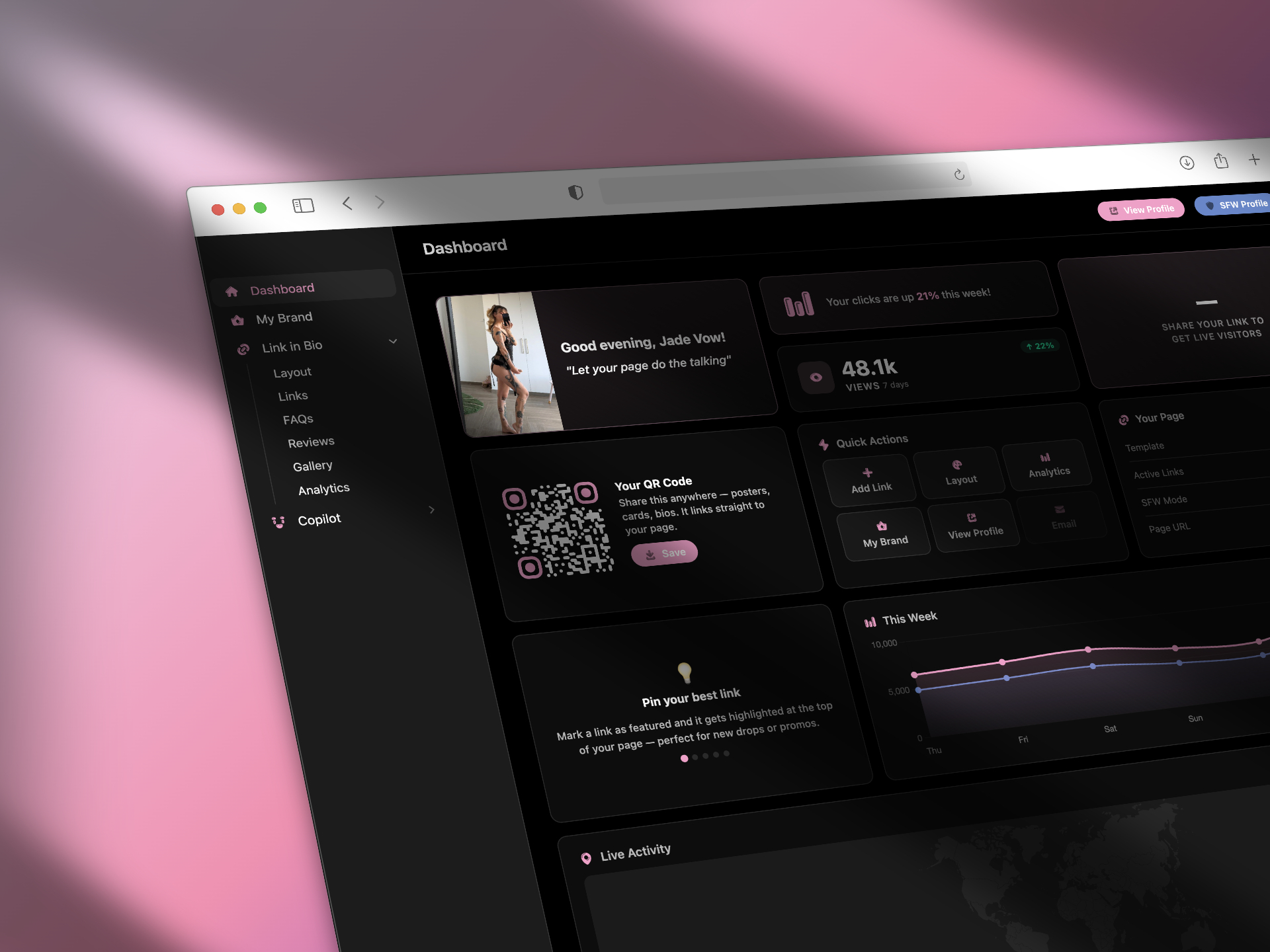 Dashboard preview